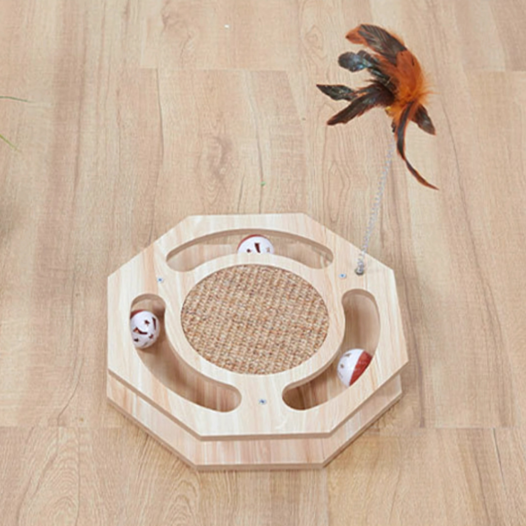 Wooden Scratch Toy