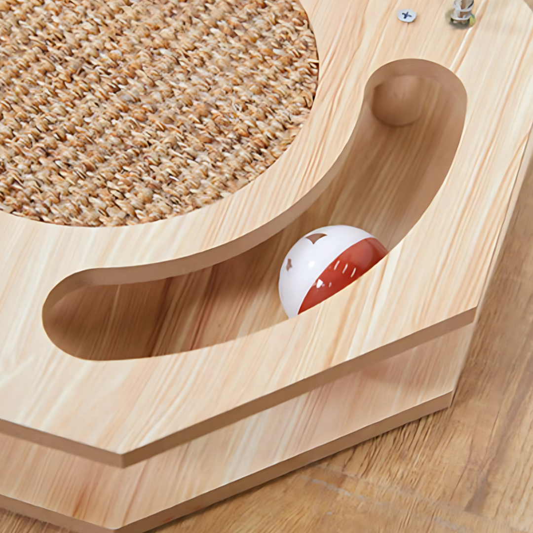 Wooden Scratch Toy