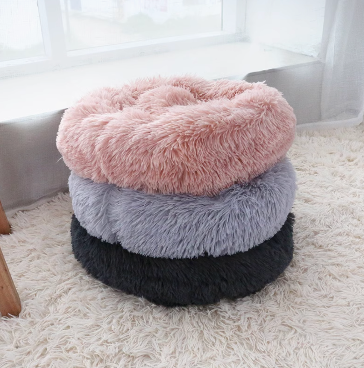 Anti-Anxiety Calming Donut Pet Bed