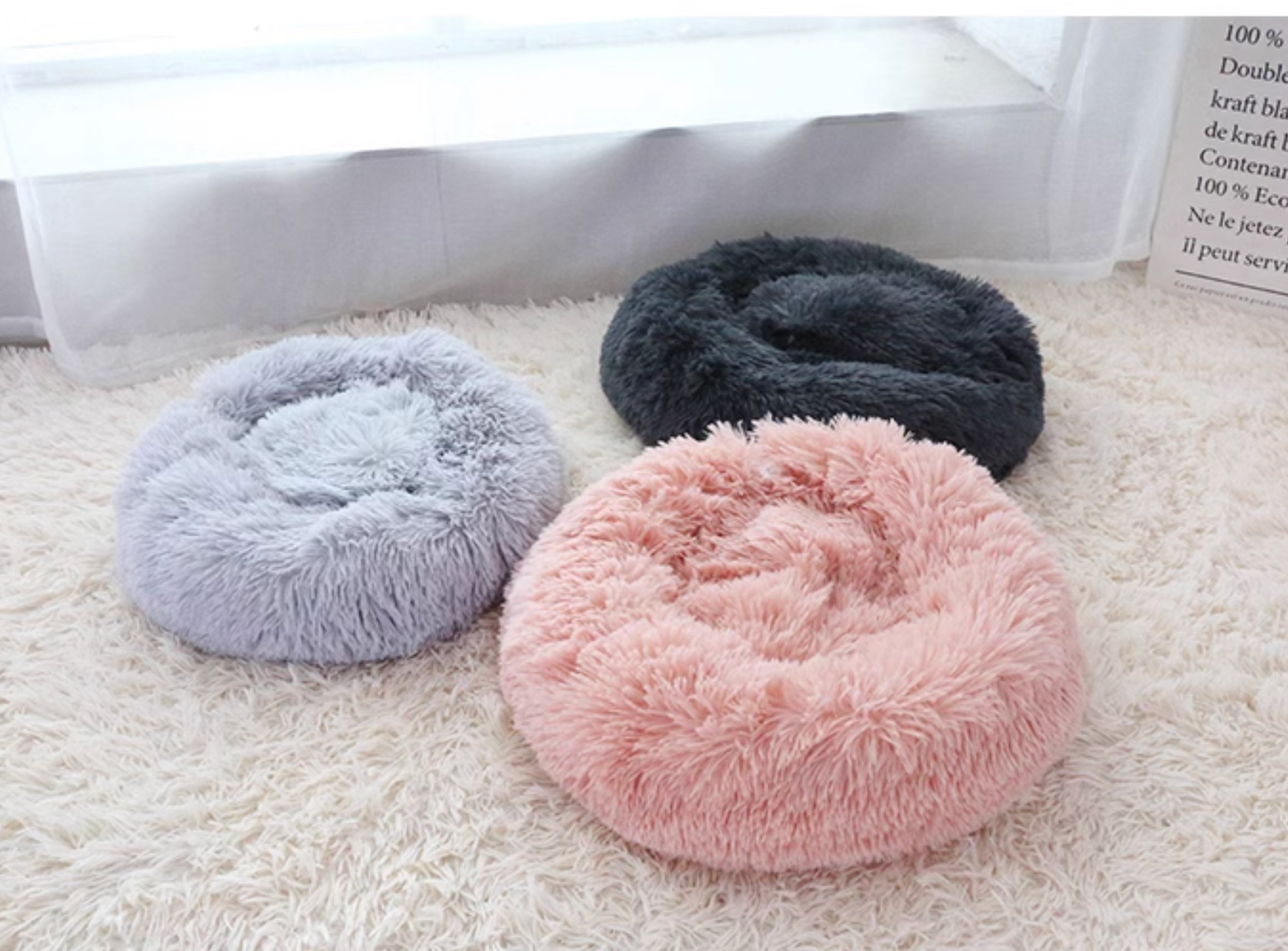 Anti-Anxiety Calming Donut Pet Bed