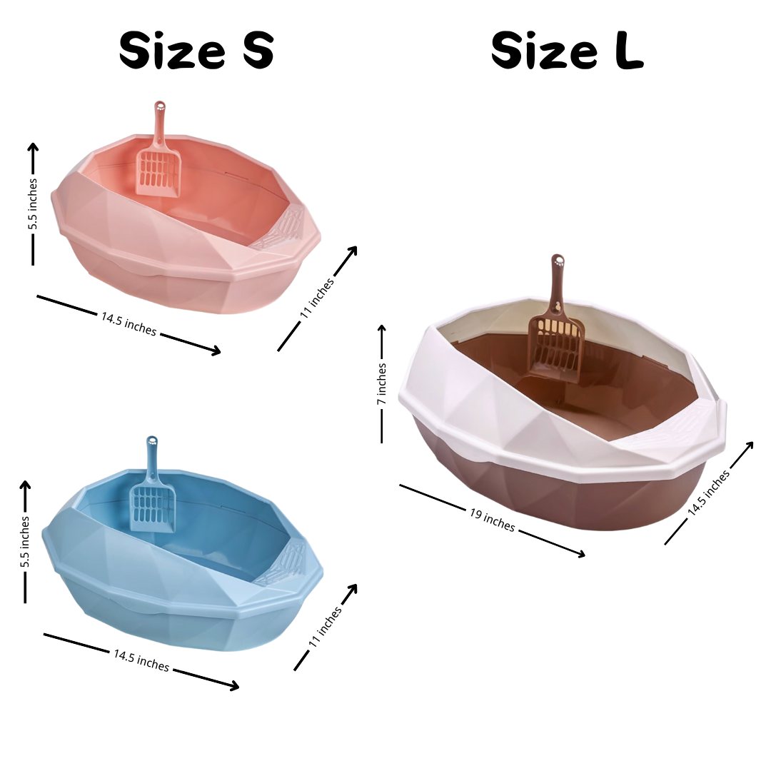 Diamond Cat Litter Box